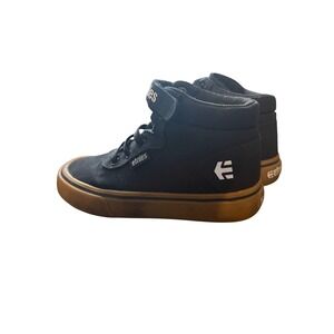 Etnies Black High Top Skate‎ Shoes Youth Size
